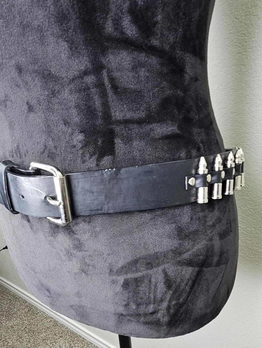 Hot Topic Y2K Shell Black Belt 36